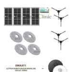 Dreame L40 Ultra AE Uyumlu Ana Fırça, Yan Fırça, HEPA Filtre, Mop - 13 Parça