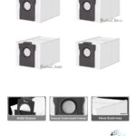 Dreame L40 Ultra AE Uyumlu Toz Torbası- 4 Parça