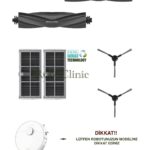 Dreame L40 Ultra CE Uyumlu Ana Fırça, Yan Fırça, HEPA Filtre - 6 Parça