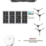 Dreame L40 Ultra CE Uyumlu Ana Fırça, Yan Fırça, HEPA Filtre - 9 Parça