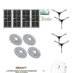 Dreame L40 Ultra CE Uyumlu Ana Fırça, Yan Fırça, HEPA Filtre, Mop - 13 Parça