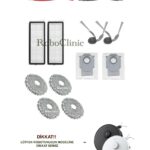 Roborock Qrevo Edge 5V1 Uyumlu Ana Fırça, Yan Fırça, HEPA Filtre, Toz Torbası, Mop - 12 Parça