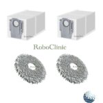 Roborock Qrevo Edge 5V1 Uyumlu Toz Torbası, Mop - 4 Parça