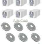 Roborock Qrevo L Uyumlu Toz Torbası, Mop - 12 Parça