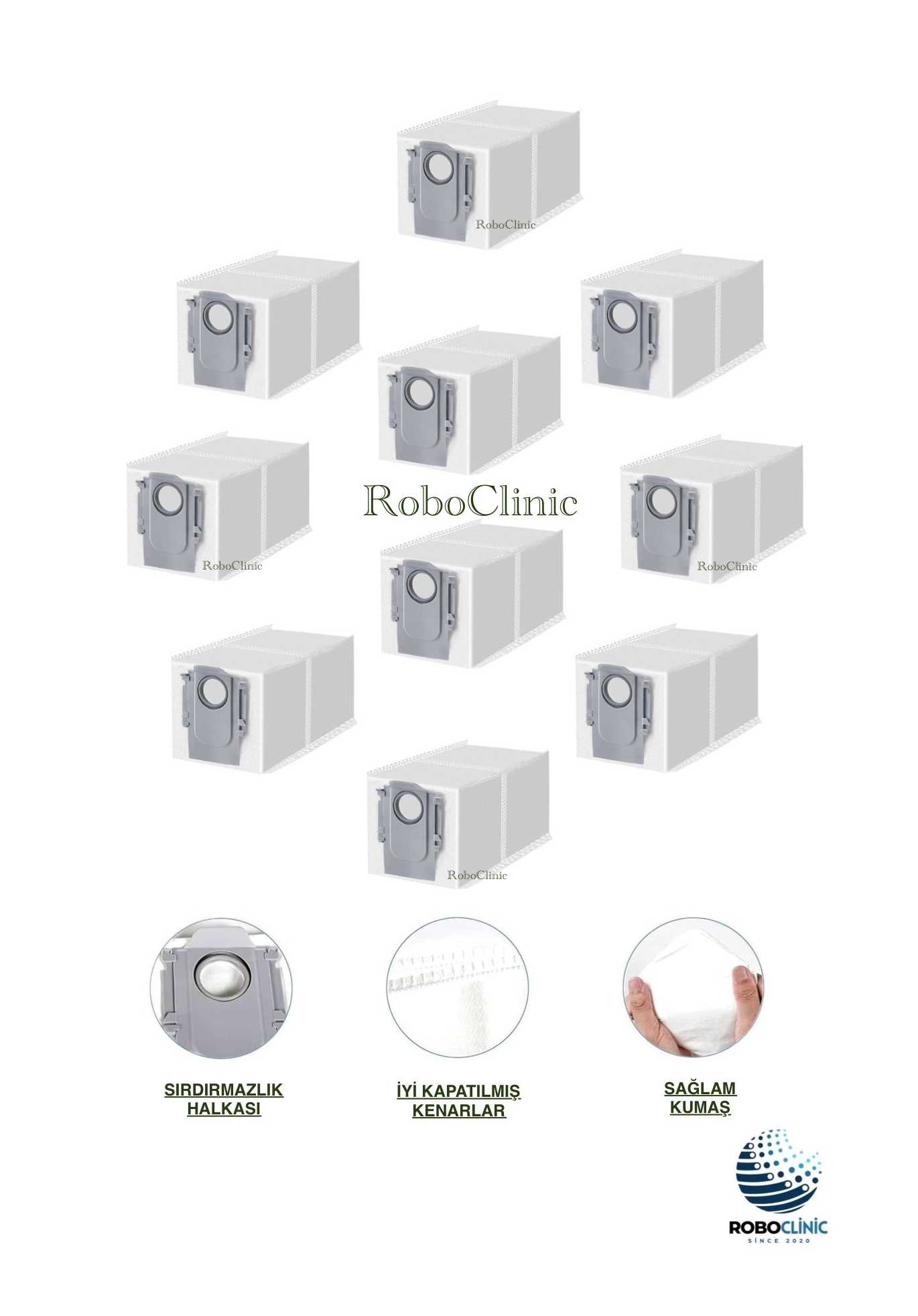 roborock-s8-maxv-ultra-toz-torba-6 Roborock S8 MaxV Ultra Yedek Toz Torbası 10 Adet - Görsel 1