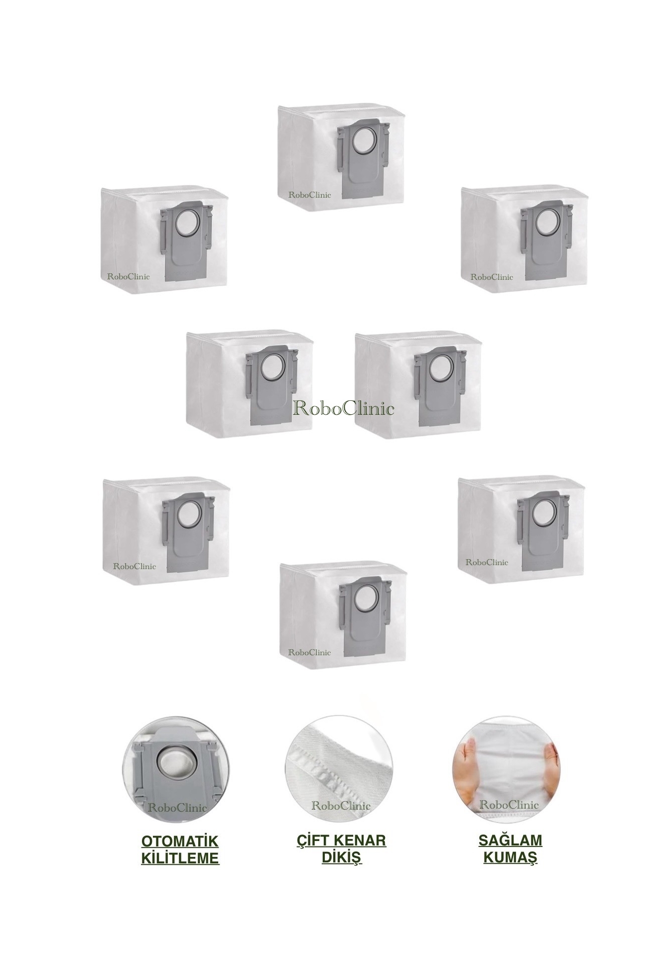 roborock-s8-plus-toz-torba-4 Roborock S8 Plus Yedek Toz Torbası 8 Adet - Görsel 1