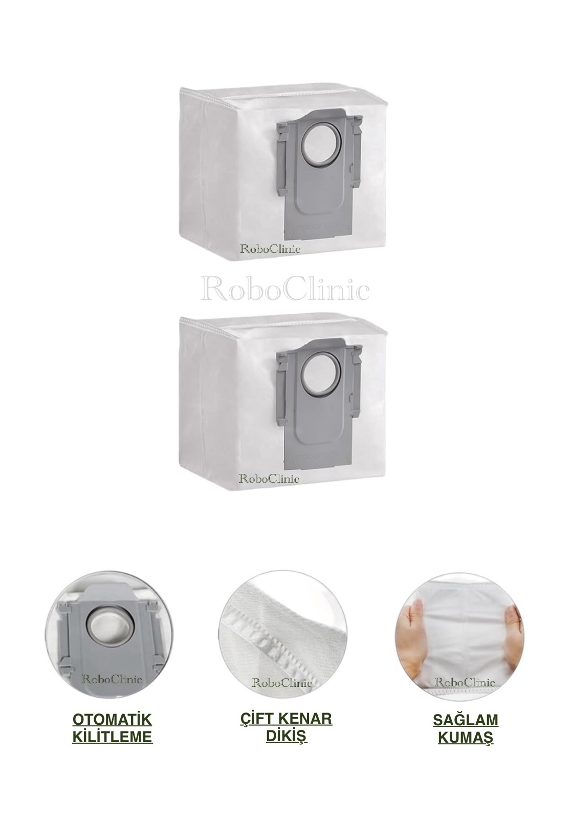 roborock-s8-plus-toz-torbası-1 Roborock S8 Plus Yedek Toz Torbası 2 Adet - Görsel 1