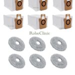 Xiaomi Robot Vacuum X20+ / X20 Plus Uyumlu Toz Torbası, Mop - 12 Parça