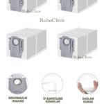 Roborock Qrevo Curv 2 Pro Uyumlu Toz Torbası 4 Adet
