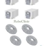 Roborock Qrevo Curv 2 Pro Uyumlu Toz Torbası, Mop - 8 Parça