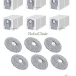 Roborock Qrevo Curv 2 Pro Uyumlu Toz Torbası, Mop - 12 Parça