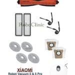 Xiaomi Robot Vacuum 5 & 5 Pro Yedek Ana Fırça, Yan Fırça, HEPA Filtre - 11 Parça