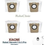 Xiaomi Robot Vacuum 5 & 5 Pro Yedek Toz Torbası 4 Adet