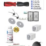 Roborock Saros 20 Uyumlu Ana Fırça, Yan Fırça, HEPA Filtre, Mop, Deterjan - 11 Parça
