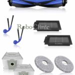 Ecovacs Deebot T50S Pro Omni Uyumlu Ana Fırça, Yan Fırça, HEPA Filtre, Mop - 9 Parça