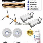 Dreame X60 Ultra Complete Uyumlu Ana Fırça, Yan Fırça, HEPA Filtre, Mop, Deterjan - 11 Parça