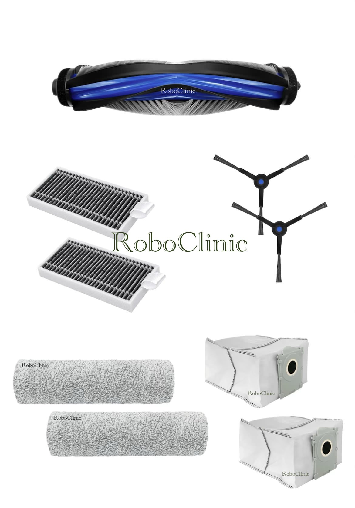 ecovacs-t80-pro-omni-1 Ecovacs Deebot T80 Pro Omni Uyumlu Ana Fırça, Yan Fırça, HEPA Filtre, Mop - 9 Parça - Görsel 1